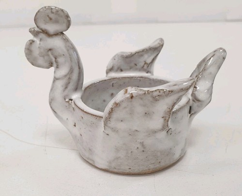 Pot zoomorphe coq - coq, gres