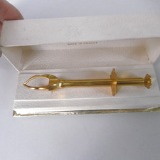 pince a sucre le crabe en metal doré