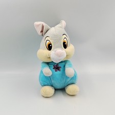 Doudou lapin gris bleu fleur
