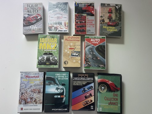 Lot vhs automobile porsche - lot,