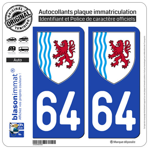 Stickers autocollant plaque - 2,