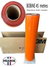 Orange Plotter Cutter  3 M Vinyl Adhesive  BRIGHT ORANGE bobine 45 mètres