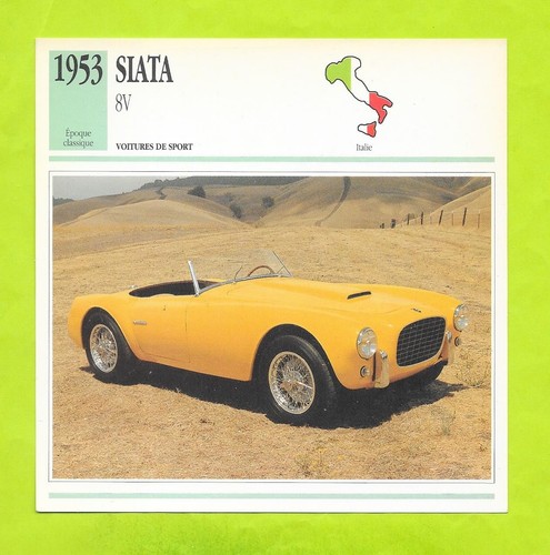 Fiche edito service - -, siata