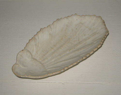 Ancien ravier coquille blanc