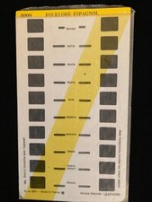 STEREOCARTE LESTRADE FOLKLORE ESPAGNOL 8000