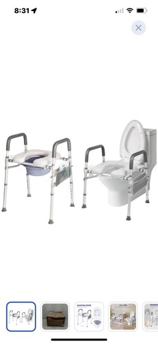 Toilet seat bedside commode - toilet,