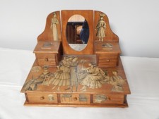 ANCIEN COFFRET Boîte à BIJOUX en BOIS Modèle UNIQUE Réalisation Artisanal