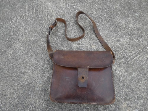 Ww1 sacoche cuir anglaise - ww1,