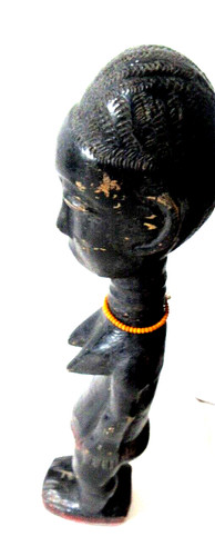 Ancienne statuette baoule - statuette,