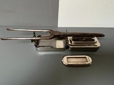 Ancien Réchaud Fer à Friser et son fer à friser Marcel, coiffure