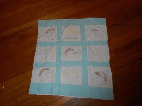 Vintage baby quilted - baby,