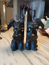 Serre Livres En Bois Art Deco