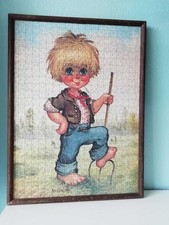 Grand cadre puzzle poulbot vintage