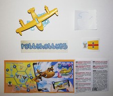 Vu276 Avion Jaune + BPZ (EAC 03.2021) Kinder Surprise Italie 2021/2022 Applaydu