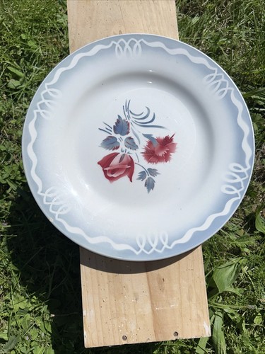 Assiettes plates digoin - assiettes,