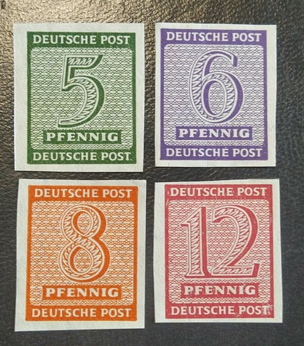 Série timbres non - 4, dentelé