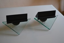 Fontana Arte Italie Paire de lampes appliques murales postmodernistes 1980