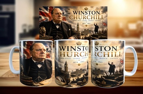 Mug winston churchill - mug,