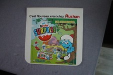 2010 -  KINDER - PUBLICITE NEZ DE CHARIOT  AUCHAN -  LES SCHTROUMPFS et WINX   -