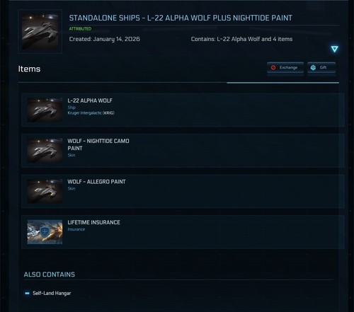 Star citizen alpha - wolf, l22