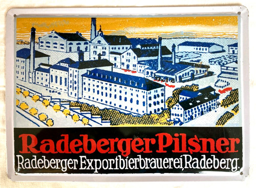 Plaque publicitaire bière - plaque,