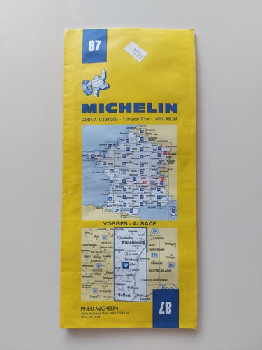 Ancienne carte routière - ancienne,