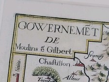 1636 Ancien Tassin Carte Atlas