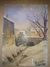 ANCIENNE BELLE PEINTURE HUILE