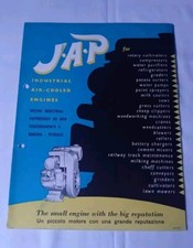 Brochure JAP BRITISH ENGINE OMIC CONTALDI MOTORS MOTEUR MOTOREN ORIGINALE