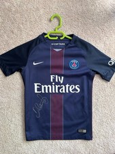 maillot foot psg Dédicacé