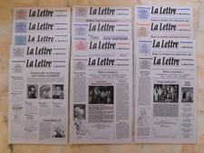 LA LETTRE de DARGAUD X 13 revues BD l'officiel de la bande déssinée
