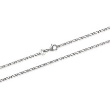 Chaîne maille figaro 1+1