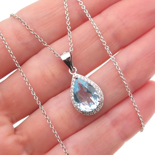 925 sterling silver real blue - silver,