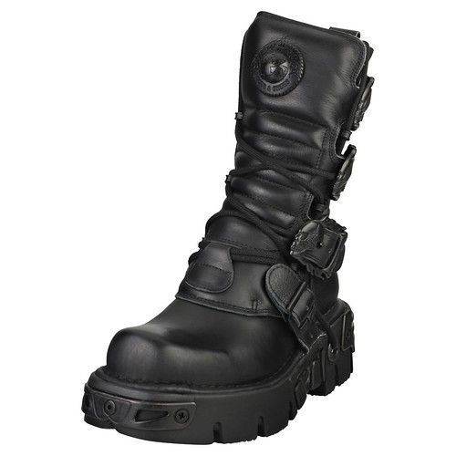 New rock boot - boot, metallic