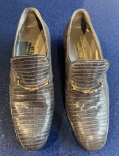 Escarpins Charles Jourdan Lézard  Gris Jamais Portes