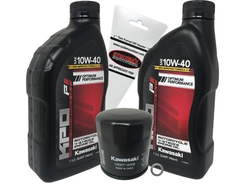 Kawasaki oem oil change - change, kit