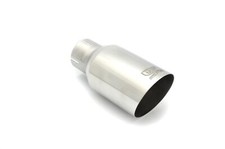 Embout de silencieux de tuyau d'échappement universel rond 90 mm longueur 120...