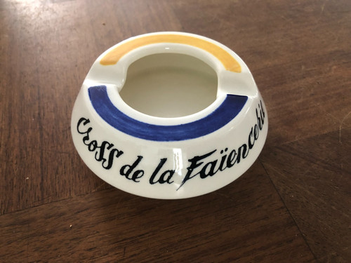 Cendrier faïence gien - cendrier, en