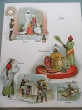 BELLE CHROMOLITHOGRAPHIE 1880