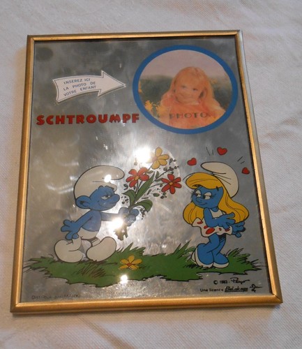 Ancien miroir porte photo - miroir,