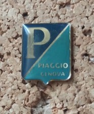 Pin's Vespa Piaggio Genova Logo Moto Scooter Pin Pins Anniversaire Vintage Epoxy