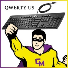 Clavier PC QWERTY US USB HP
