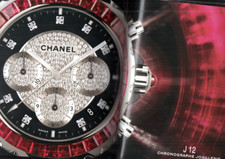 catalogue MONTRES J12 CHANEL 2008 j12 baseworld chronographe luxe