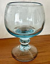 Grande coupe en verre soufflé