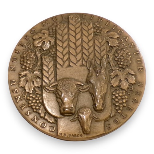 Médaille bronze baron - bronze,