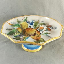 TRES BELLE COUPE EN FAIENCE ITALIENNE ITALIE MAJOLICA MAIOLICA CANTAGALLI 