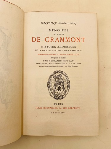 Mémoires comte grammont - du, de