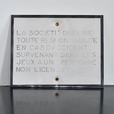 Plaque Métal Bouliste