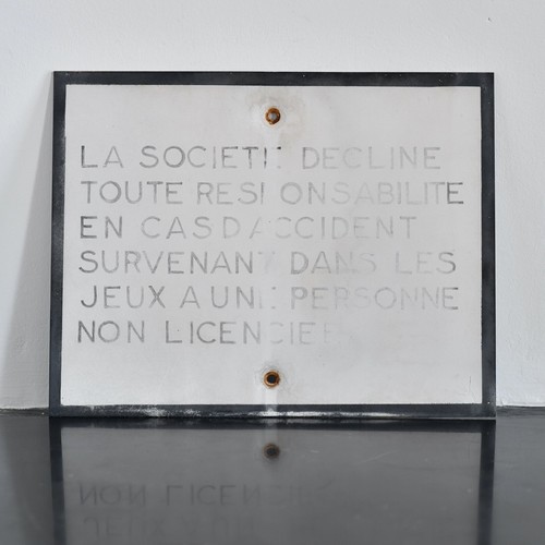 Plaque métal bouliste - plaque,