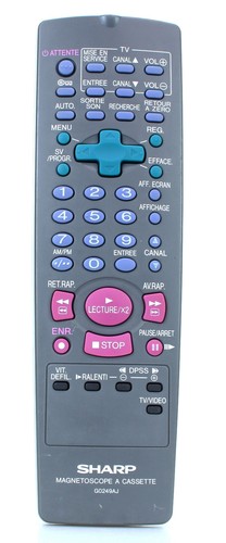 Sharp g0249aj télécommande - sharp,